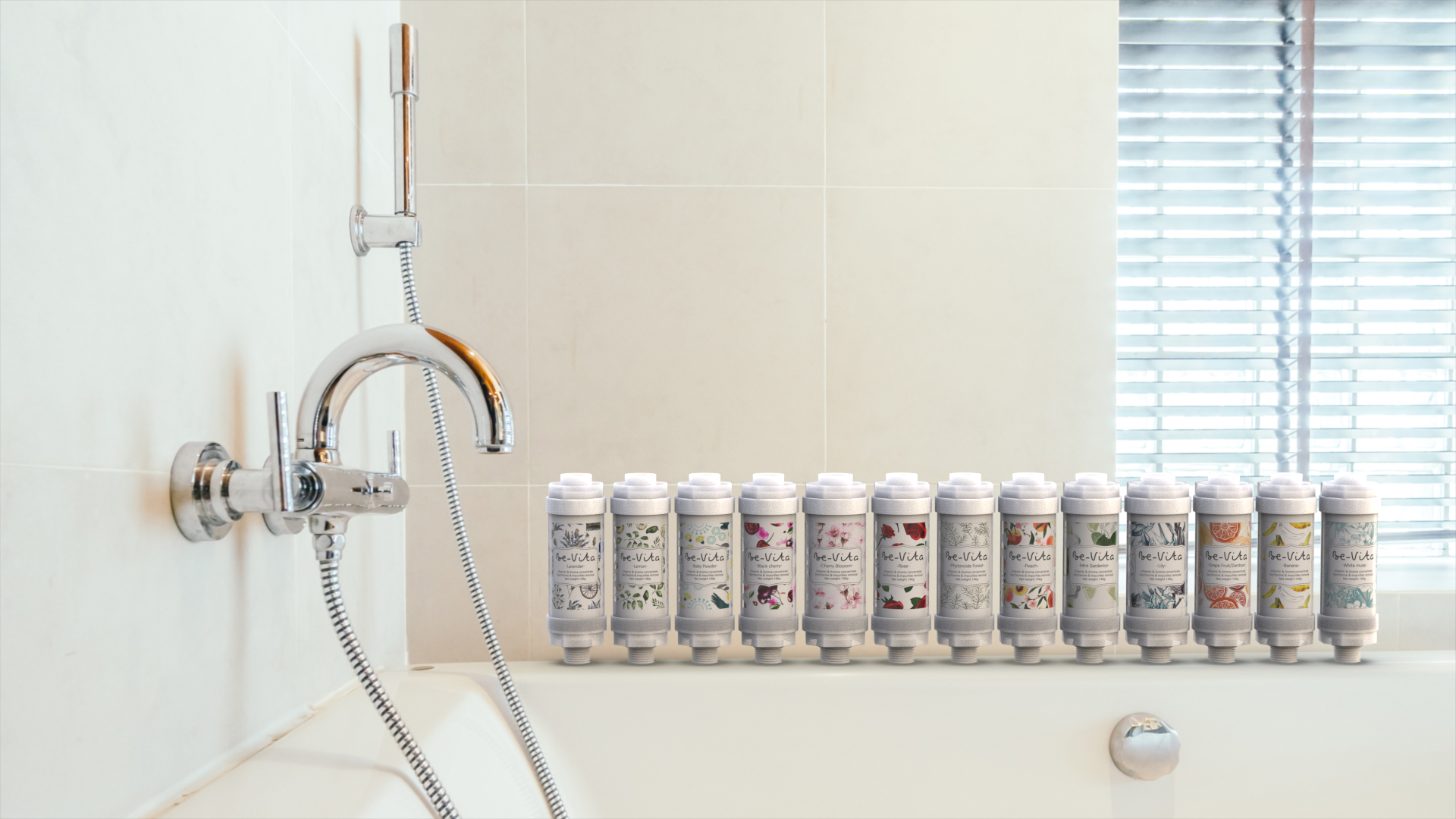 Be-Vita Pure – Advanced Shower Filter for Cleaner, Safer Water - Bloom & Bath