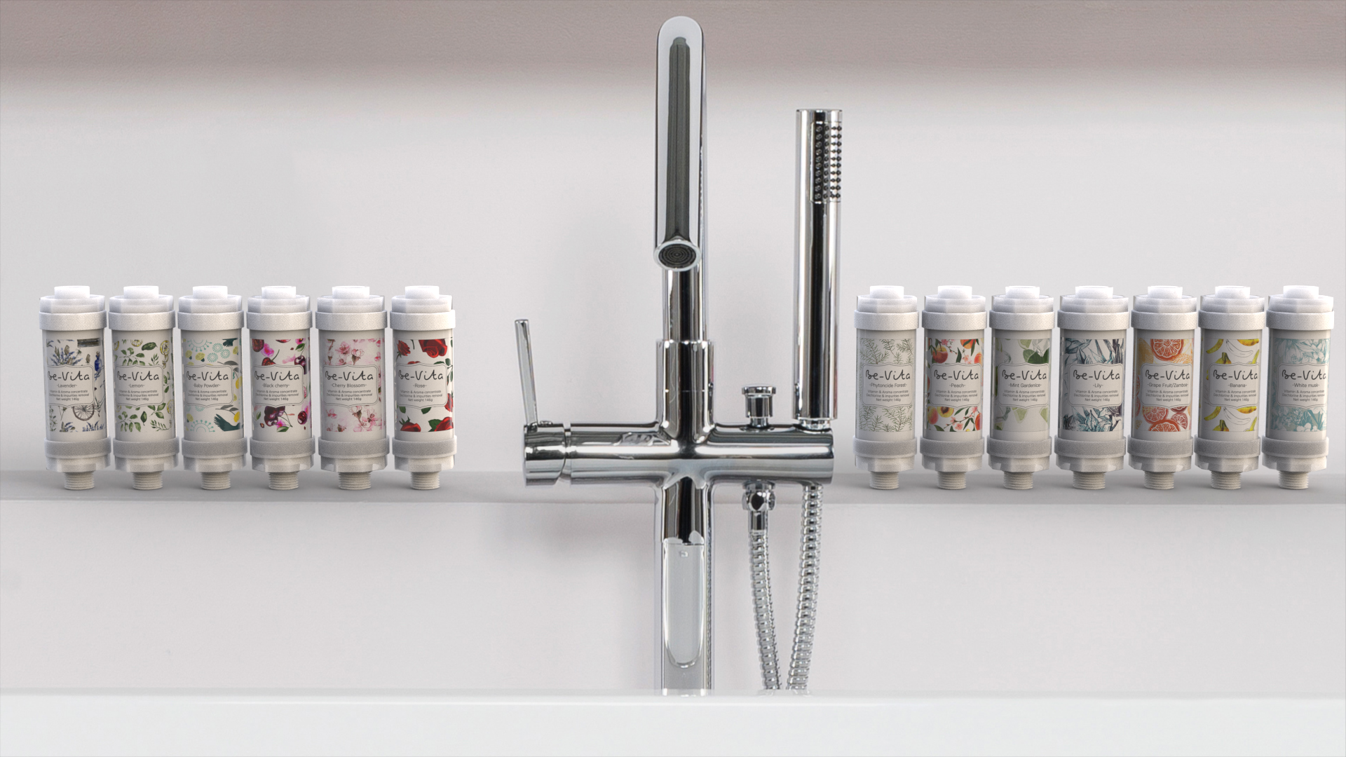 Be-Vita Pure – Advanced Shower Filter for Cleaner, Safer Water - Bloom & Bath