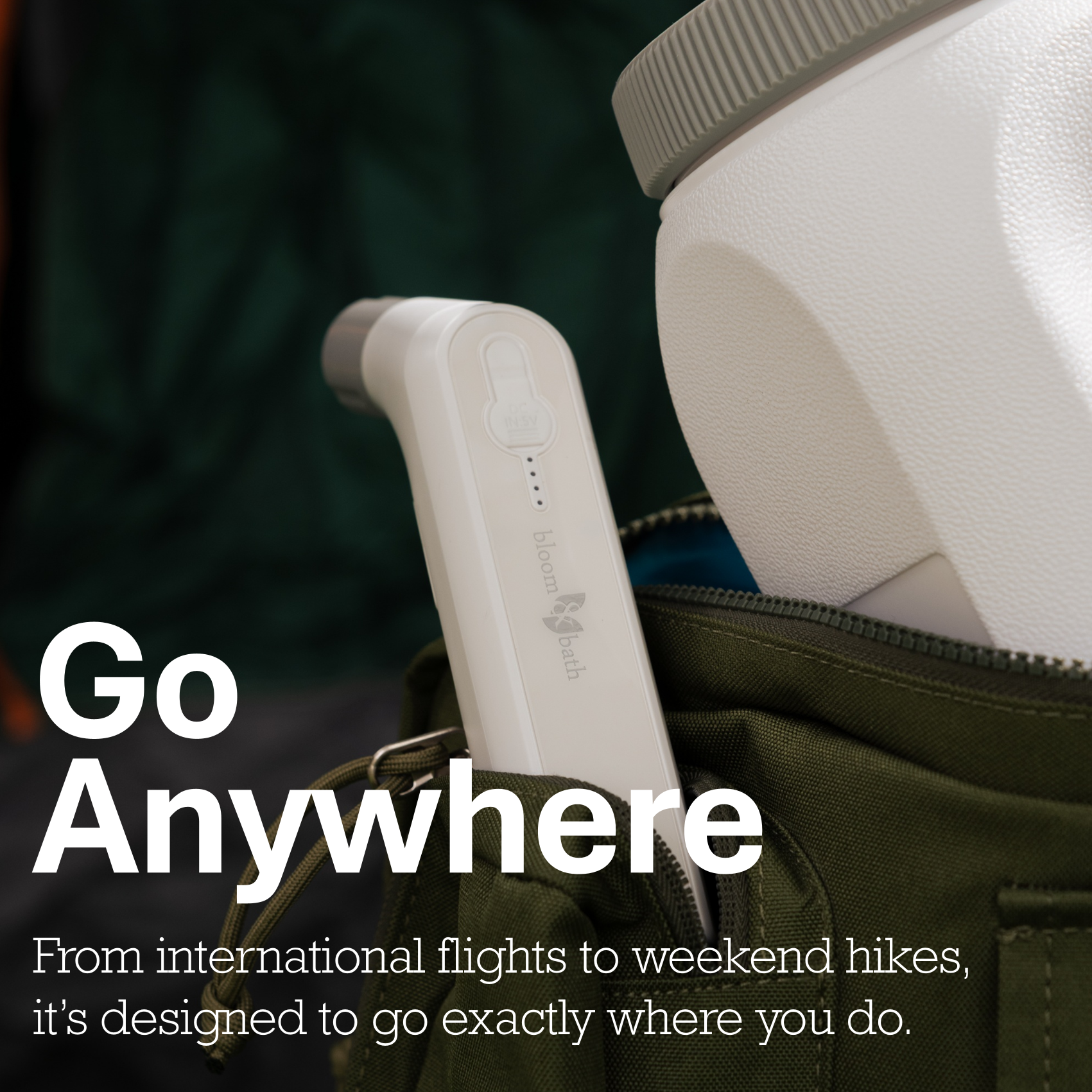 Bloom & Bath Portable Travel Bidet – Clean Comfort on the Go